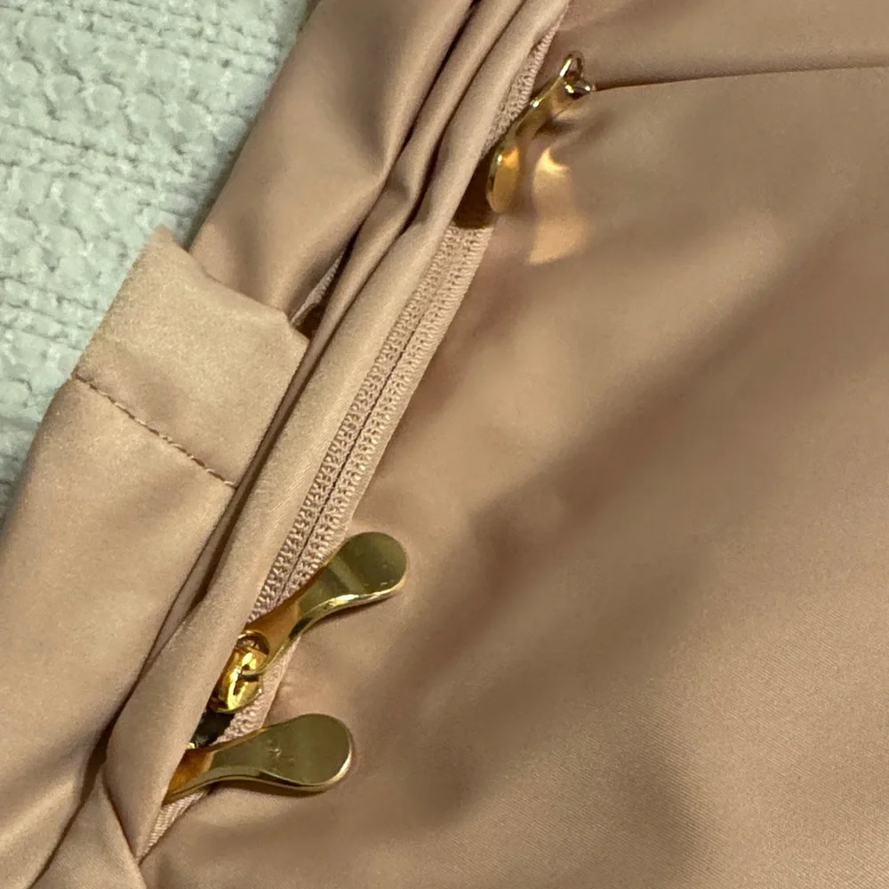 Light Flight Pink Backpack with Gold Accents - Picture 3 of 10